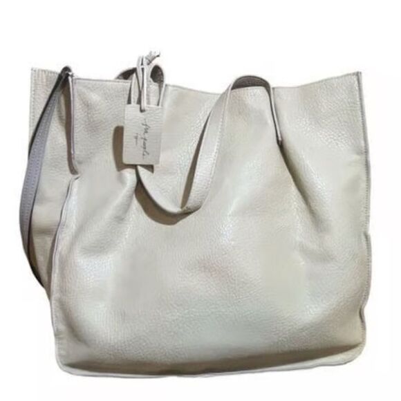 Free People Slouchy Vegan Tote - Picture 1 of 10